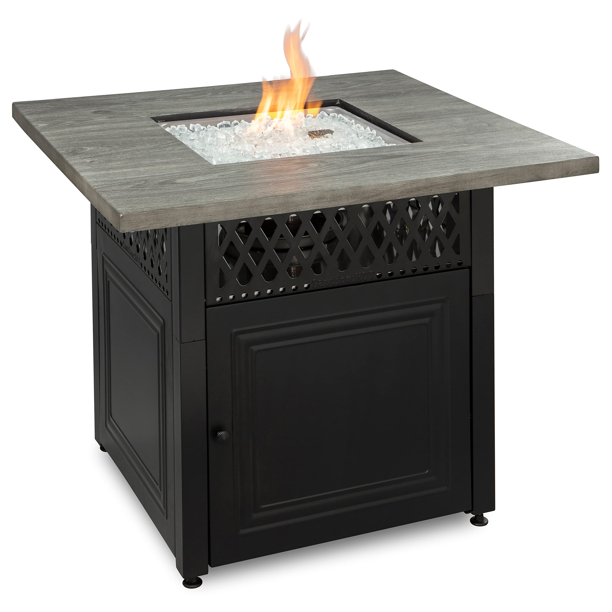 Endless Summer DualHeat Dakota Fire Pit | Dual Heat 2 in 1 Propane Fire Pit & Outdoor Heater | 41,000 Total Combined BTU | 38" Dual Heating Patio Fire Pit | Outdoor Fire Table & Heater