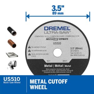 Dremel Ultra Saw US40-04 Corded Compact Saw Tool Kit with 3 Cutting Wheels and Auxiliary Handle