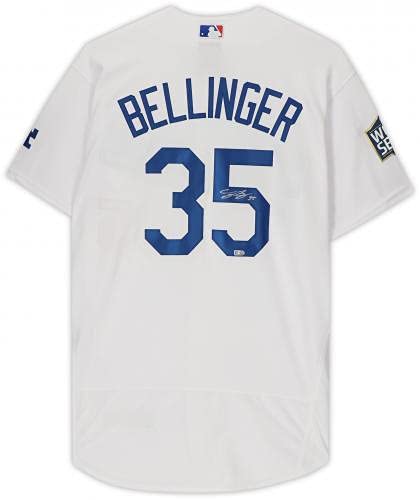 Cody Bellinger Los Angeles Dodgers 2020 MLB World Series Champions Autographed Nike White Authentic World Series Logo Jersey - Autographed MLB Jerseys