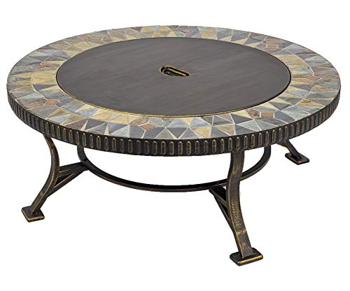 Pleasant Hearth GHP Group OFW088RC fire Pit, Rubbed Gold