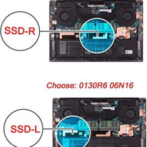 Slot 2 M.2 SSD Hard Drive Heatsink Cover with Thermal for Dell XPS 15 9520 9510 9500, Dell XPS 15 9520 9510 SSD Heatsink P/N: 04TW9C 4TW9C 3JJDG 03JJDG, for SSD-R