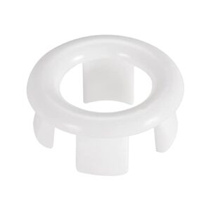 uxcell sink basin trim overflow cover insert in hole ring covers caps white 6pcs