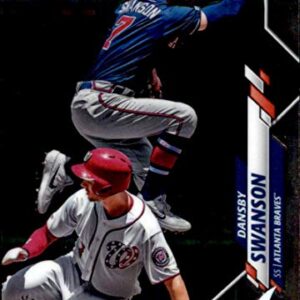 2020 Topps Chrome #65 Dansby Swanson Atlanta Braves MLB Baseball Card NM-MT