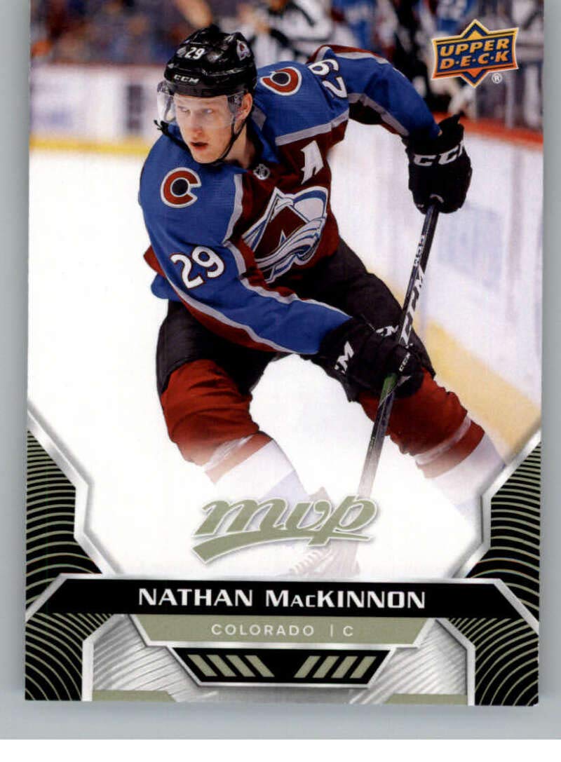 2020-21 Upper Deck MVP #132 Nathan MacKinnon Colorado Avalanche NHL Hockey Trading Card