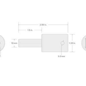 TEKTON 1/2 Inch Drive x 19 mm Hex Impact Bit Socket | SIB23219