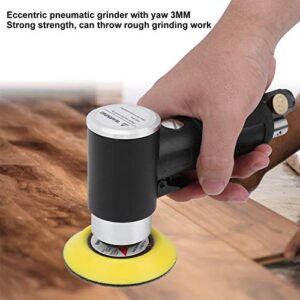 AT-1500H48 Mini Air Sander, 1/2/3 Inch Random Orbital Air Sander, Mini Pneumatic Sander for Auto Body Work, High Speed Air Powered Sanders & Polisher(US Air Nozzle)