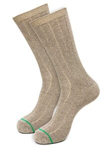 insect shield lightweight and comfy traveler sock with built-in bug repellent, khaki, medium (pack of 2)