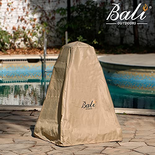 Fire Pit Cover BALI OUTDOORS Chiminea Waterproof Cover Wood Burning Fire Pit Heavy Duty Cover Patio Fireplace Cover Fire Column Cover with PVC Coating
