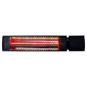 Permasteel PH-90204-BK-AM Portable Patio Heater, 39.96" x 7.16" x 11.33", Black