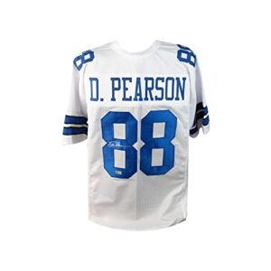 drew pearson autographed dallas custom football jersey - bas