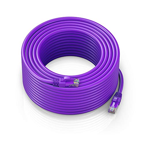 Maximm Cat 6 Ethernet Cable 250 Ft,Cat6 Cable, LAN Cable, Internet Cable, Patch Cable and Network Cable - UTP (Purple) 250 Feet ethernet Cord