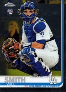 2019 topps update chrome baseball #47 will smith rookie card dodgers