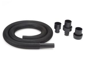 shop-vac 9050533 hose, 1-1/2 in. diameter x 8 ft. length, long reach, black, (1-pack)