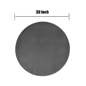 Fire Pit Mat, Bonfires, Lawn, Patio, Chiminea, Deck Defender, Under Grill Mat, BBQ Mat, Heat Shield, Fire Resistant Pad for Outdoors (30 Inch Round)