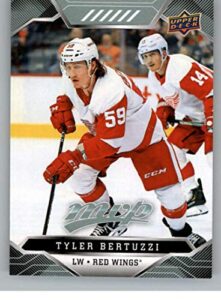 2019-20 upper deck mvp #195 tyler bertuzzi detroit red wings nhl hockey trading card