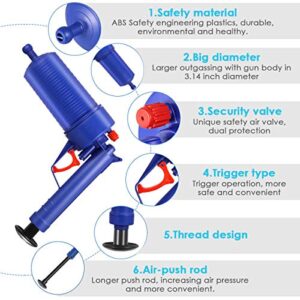 Toilet Plunger, Air Drain Blaster, Pressure Pump Cleaner, High Pressure Plunger Opener Cleaner Pump for Bath Toilets, Bathroom, Shower, Sink, Bathtub, Kitchen Clogged Pipe