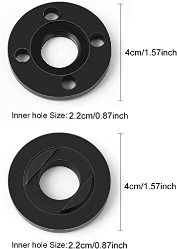 Angle Grinder Flange Nut for Dewalt Ryobi Milwaukee Makita Black & Decker 193465-4 224399-1 224568-4 Metal Lock Nut Kit (2/Pack)