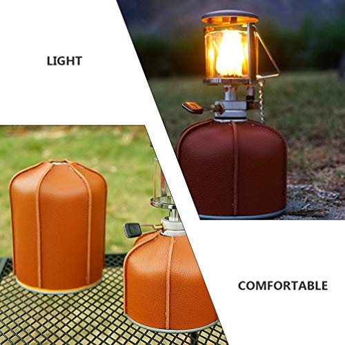 BESPORTBLE Gas Tank Cover Camping Gas Tank Protector Fuel Tank Storage Pouch Waterproof Barbecue Tank Cover for Christmas Camping Supply Coffee