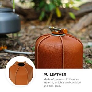 BESPORTBLE Gas Tank Cover Camping Gas Tank Protector Fuel Tank Storage Pouch Waterproof Barbecue Tank Cover for Christmas Camping Supply Coffee