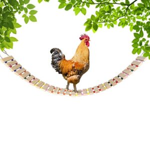 vehomy chicken coop toy chicken toys for hens natural wood chicken ladder chicken swing chicken perch for birds poultry rooster chicks l