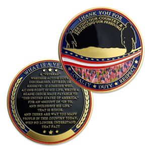 military challenge coin military veterans thank you for serving our country