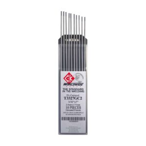 ck t3327gc2 2% ceriated tungsten electrode 3/32" x 7", 10 pack