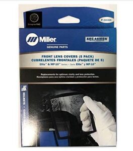 miller 216326 elite & mp-10 front lens cover pkg = 5