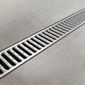 Vodaland - 4 Inch Easy 2 Stainless Pro Trench Drain Channel (4)