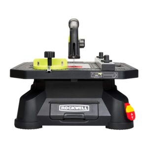 Rockwell BladeRunner X2 Portable Tabletop Saw with Steel Rip Fence, Miter Gauge, and 7 Accessories – RK7323 & RW9266 BladeRunner X2 Cross Cut Sled