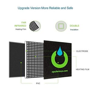 OPULENT SYSTEMS 3"x20" Durable Waterproof Seedling Warming Heat Mat Seed Starting Plant Hydroponic Heating Pad for Indoor Seedling and Germination