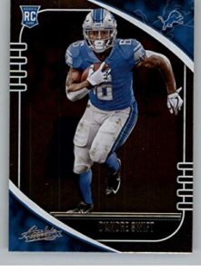 2020 panini absolute football #124 d'andre swift detroit lions rc rookie card official nfl trading card from panini america