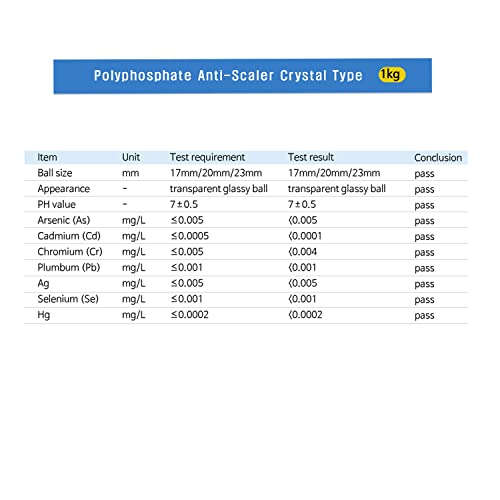 FilterTech Anti-Scaling Polyphosphate Siliphos Crystal (5~15mm)