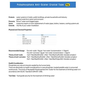 FilterTech Anti-Scaling Polyphosphate Siliphos Crystal (5~15mm)