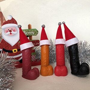 Penis soap with/without suction cup in Santa Claus hat. Christmas gag gift. Any colour. Willy soap. Joke gift. Funny gift. Dildo.Dick soap.