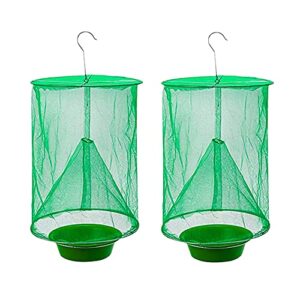 ranch hanging catcher, cage catcher for indoor and outdoor, family farms, park (2 pack)