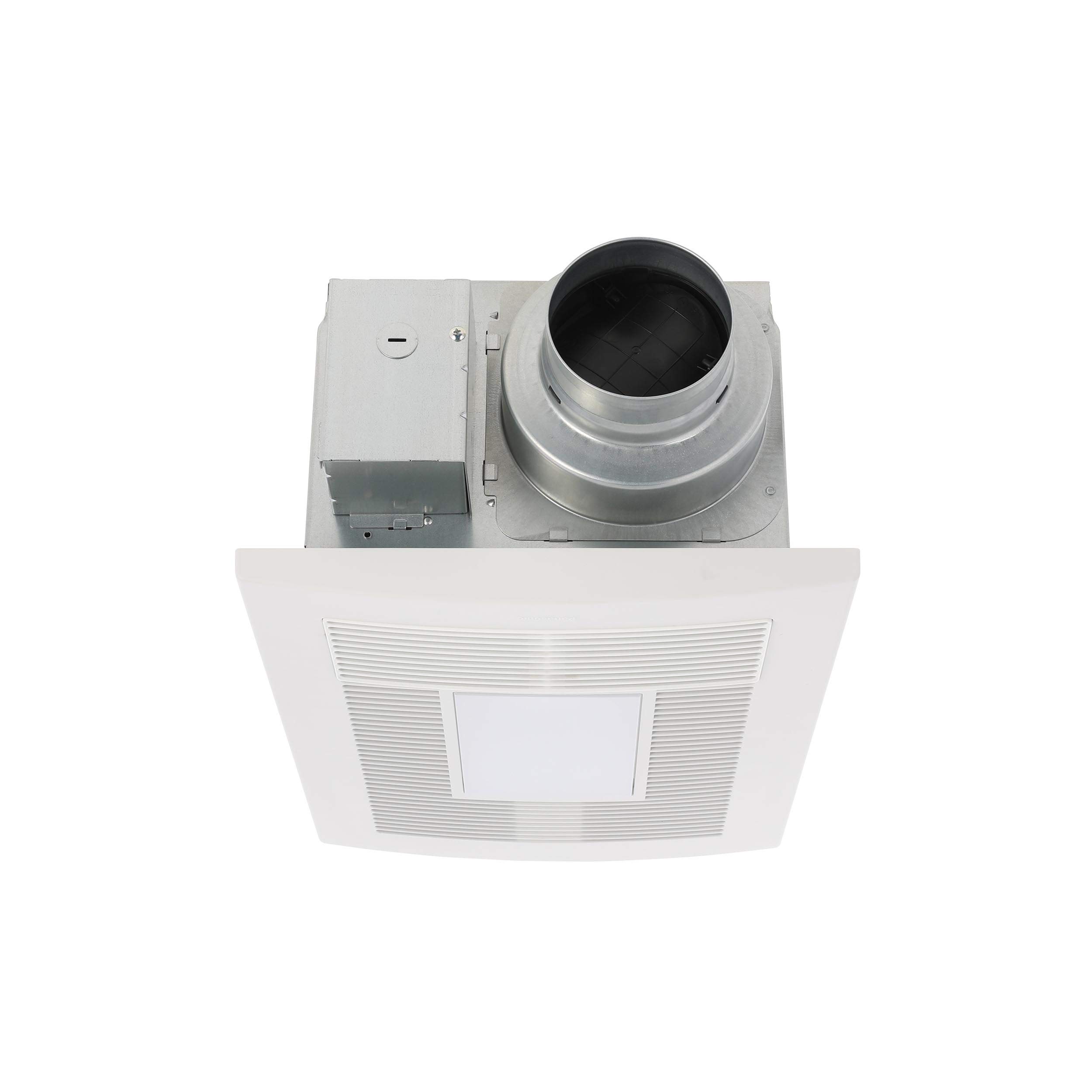 Panasonic FV-0511VHL1 WhisperWarm DC Bathroom Fan with Light and Heater - Simplified Ventilation and Heat - 50-80-110 CFM