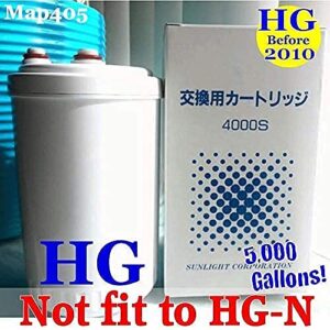 Kuraray Chemical Japan Japan Made HG Type High Grade Compatible Original Model Water Filter for SD501(Not Compatible with HG-N Type After 2011 Model)