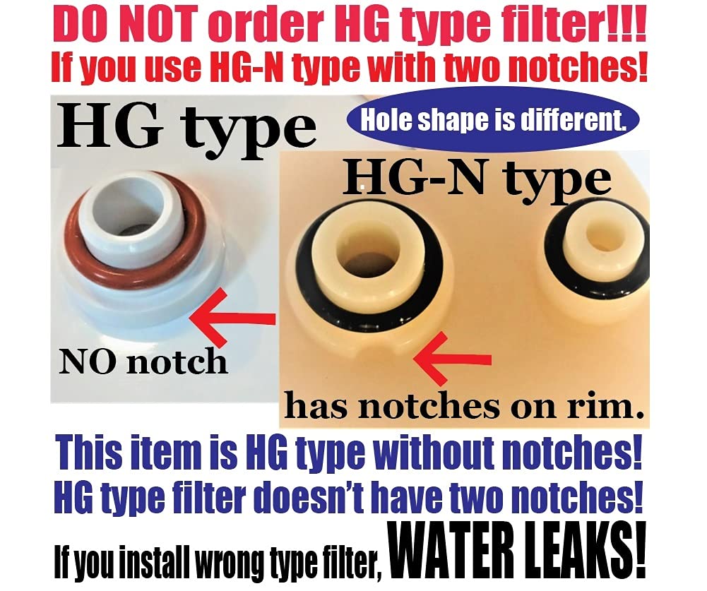 Kuraray Chemical Japan Japan Made HG Type High Grade Compatible Original Model Water Filter for SD501(Not Compatible with HG-N Type After 2011 Model)