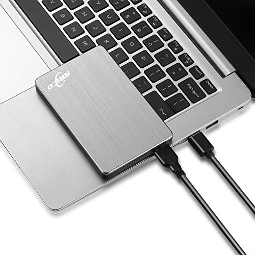 NRICO 250GB Portable External Hard Drive USB 3.0 HDD 2.5inch Storage Compatible for PC, Mac, Desktop,PS4 (250GB, Grey)