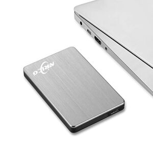 NRICO 250GB Portable External Hard Drive USB 3.0 HDD 2.5inch Storage Compatible for PC, Mac, Desktop,PS4 (250GB, Grey)