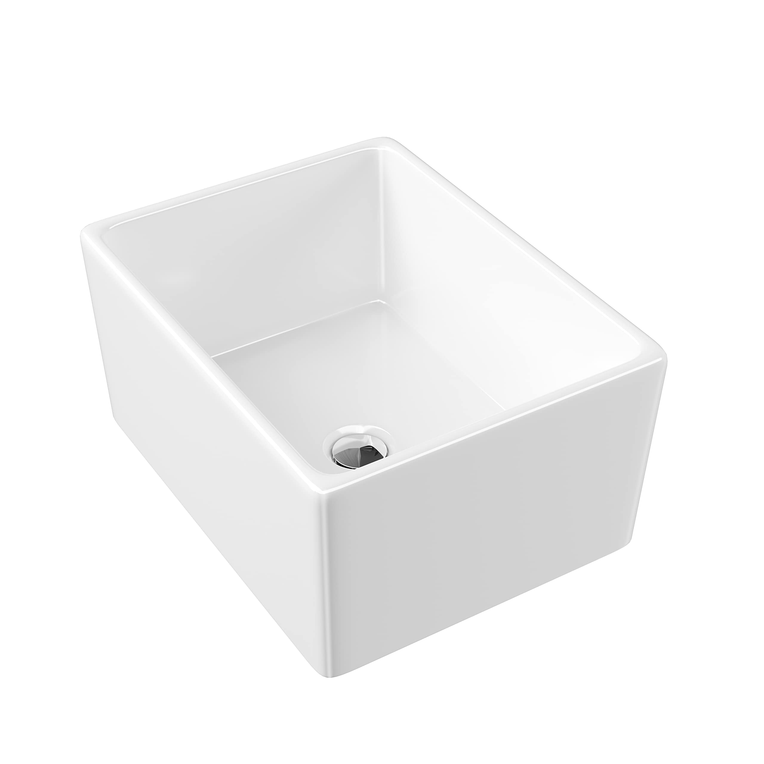 Eridanus 21 inches Kitchen Sink, Utility Farmhouse Sink, Prep and Bar Sink, Laundry Sink, 20-7/8" x 14-9/16" x 7-7/8"