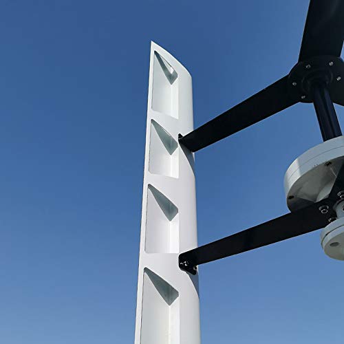 NINILADY 400w 600w MAGLEV Permanent Magnet Vertical Wind Turbine Generator 3 Phase AC 12v /24v with Free Controller Wind Power (24V, 400W)