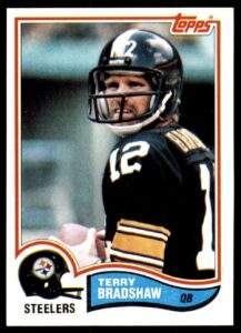 1982 topps #204 terry bradshaw pittsburgh steelers nfl football card nm-mt