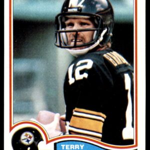 1982 Topps #204 Terry Bradshaw Pittsburgh Steelers NFL Football Card NM-MT