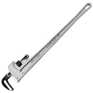 maxpower 36-inch pipe wrench, heavy duty straight pipe wrench aluminum plumber wrench