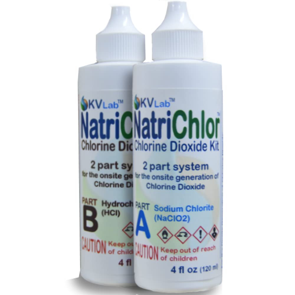 NatriChlor CD Set w/Accu-Drop Bottles HCL Extra Large Size (8 oz Total)