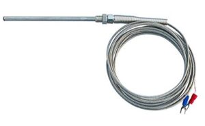ruofeng k type thermocouple temperature controller sensor 9.8ft/3m wire,100x5mm stainless steel probe, 0-400° c