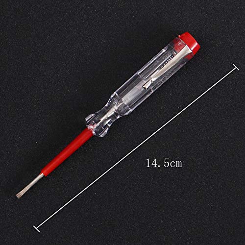 BULUSHI Insulated Screwdriver Set Professional Screwdriver, Slotted Screwdriver Voltage Tester 100~500V AC Pen Electroprobe 4PCS