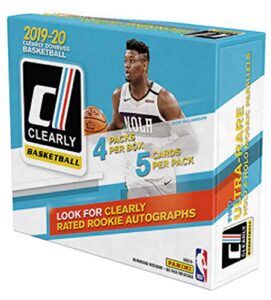 2019/20 panini clearly donruss basketball box (20 cards/bx)