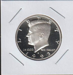 1993 s kennedy (1964 to date) (90% silver) half dollar superb gem proof dcam us mint